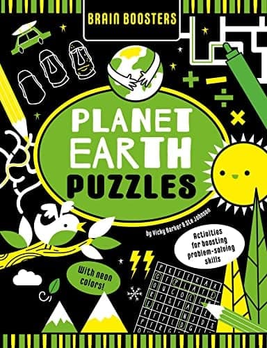 Cover of Planet Earth Puzzles: Activities for Boosting Problem-Solving Skills (Brain Boosters)
