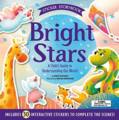 Cover of Bright Stars: A Child's Guide to Understanding Our World (Sticker Storybook)