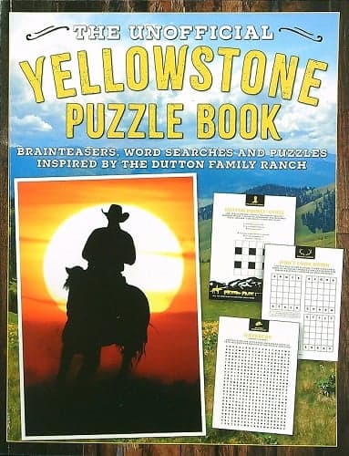 Cover of The Unofficial Yellowstone Puzzle Book