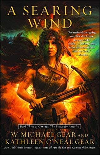 Cover of A Searing Wind (Contact: The Battle for America, Bk. 3)