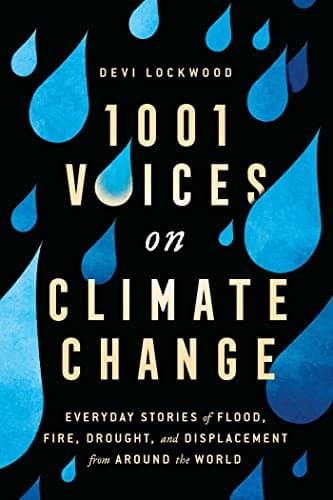 Cover of 1,001 Voices on Climate Change: Everyday Stories of Flood, Fire, Drought, and Displacement From Around the World