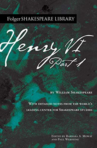 Cover of Henry VI Part 1 (Folger Shakespeare Library)
