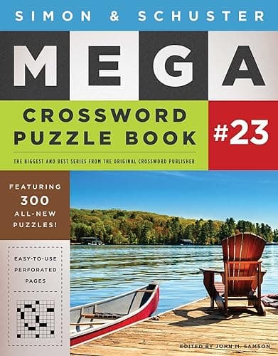 Cover of Simon & Schuster Mega Crossword Puzzle Book (Volume 23)