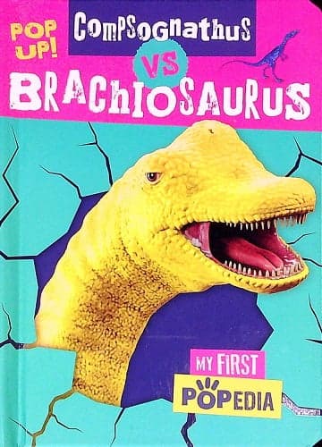 Cover of Compsognathus vs. Brachiosaurus (My First Popedia)