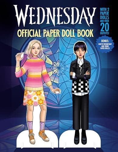Cover of Wednesday Official Paper Doll Book