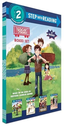 Cover of The Boxcar Children, 4 Book Set (Step Into Reading, Step 2)