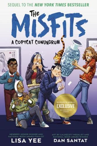 Cover of A Copycat Conundrum (The Misfits, Bk. 2) (Barnes & Noble Edition)