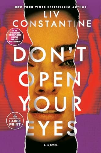 Cover of Don't Open Your Eyes (Large Print)