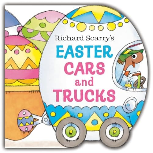 Cover of Richard Scarry's Easter Cars and Trucks (Shaped Board Book)