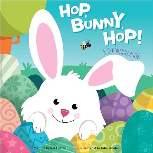 Cover of Hop, Bunny, Hop! A Counting Book (Fantastically Festive Fiction)