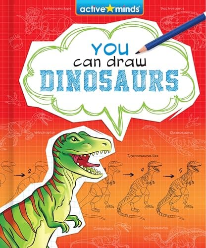 Cover of Dinosaurs (Active Minds: You Can Draw!)