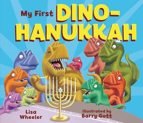 Cover of My First Dino-Hanukkah (Dino Board Books)