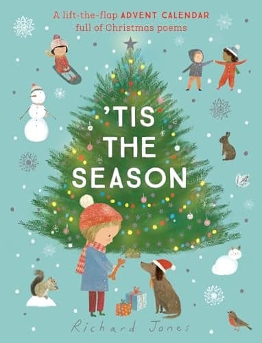 Cover of 'Tis the Season: A Lift-The-Flap Advent Calendar Full of Christmas Poems