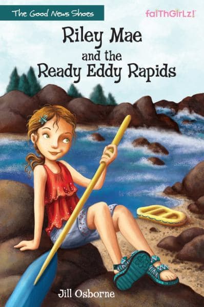 Cover of Riley Mae and the Ready Eddy Rapids (FaithGirlz! Good News Shoes, Bk. 2)