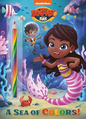 Cover of A Sea of Colors! (Santiago of the Seas)