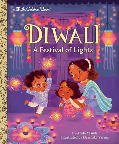 Cover of Diwali: A Festival of Lights (Little Golden Book)