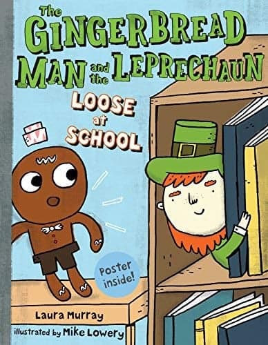 Cover of The Gingerbread Man and the Leprechaun Loose at School