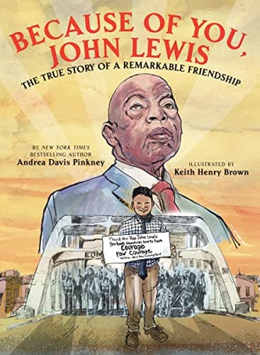 Cover of Because of You, John Lewis: The True Story of a Remarkable Friendship