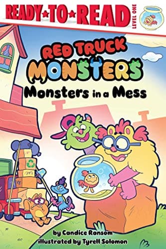 Cover of Monsters in a Mess (Red Truck Monsters, Ready-To-Read Level 1)